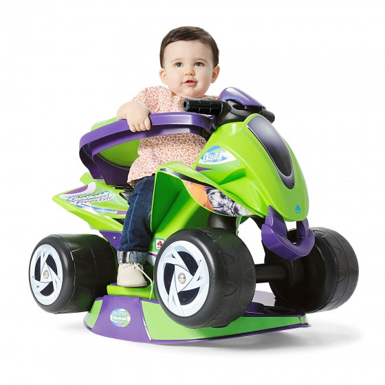 Afbeelding laden in galerijviewer, Injusa Loopauto quad 98 cm groen paars