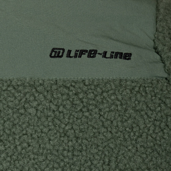 Afbeelding laden in galerijviewer, Life line Artic Sherpa Fleece Jack heren groen maat XL