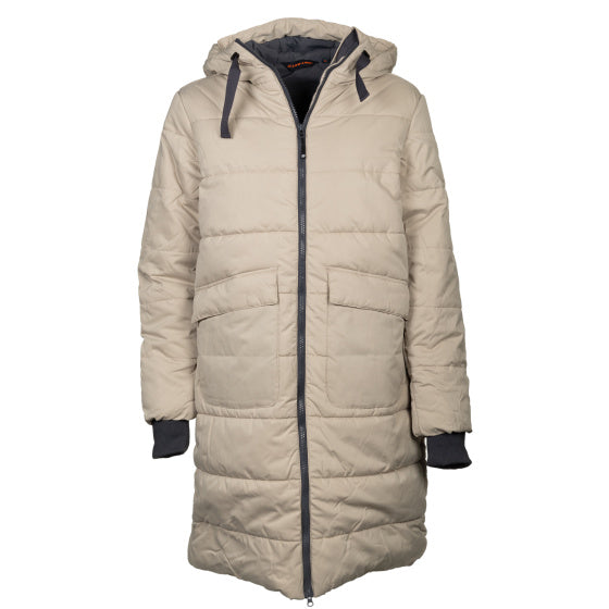 Afbeelding laden in galerijviewer, Life line Howitt Fake Down Parka dames beige maat L