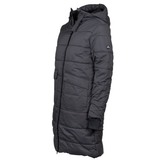 Afbeelding laden in galerijviewer, Life line Howitt Fake Down Parka dames grijs maat M