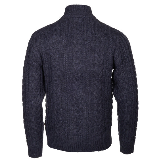 Afbeelding laden in galerijviewer, Life line Marcel sweater knit half zip heren donkerblauw maat 3XL