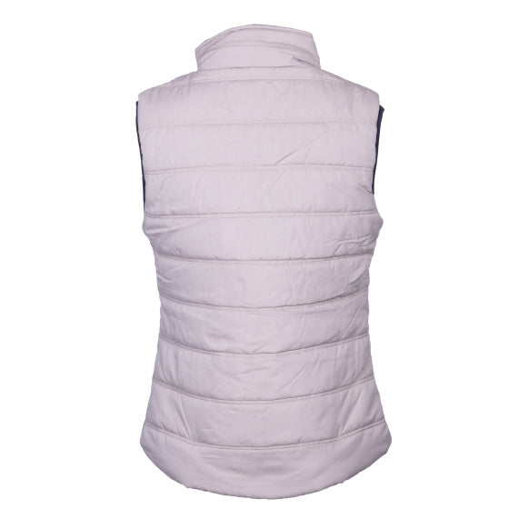 Afbeelding laden in galerijviewer, Life line Tully Fake Down bodywarmer dames beige maat 4XL