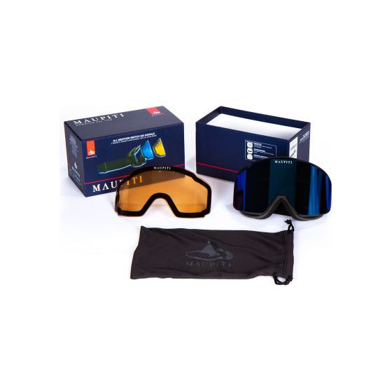 Afbeelding laden in galerijviewer, Maupiti Rox ski goggle magnetic skibril unisex
