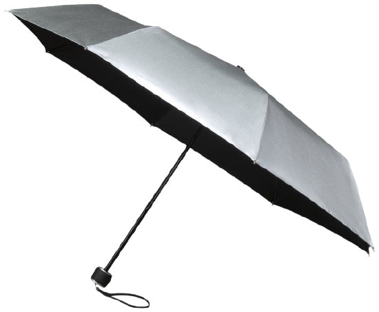 Afbeelding laden in galerijviewer, Minimax Opvouwbare Paraplu met Handopening Ø 100 cm Zilver