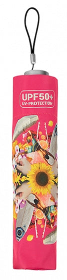Afbeelding laden in galerijviewer, Minimax Paraplu UPF50+ 92 cm polyester zwart roze