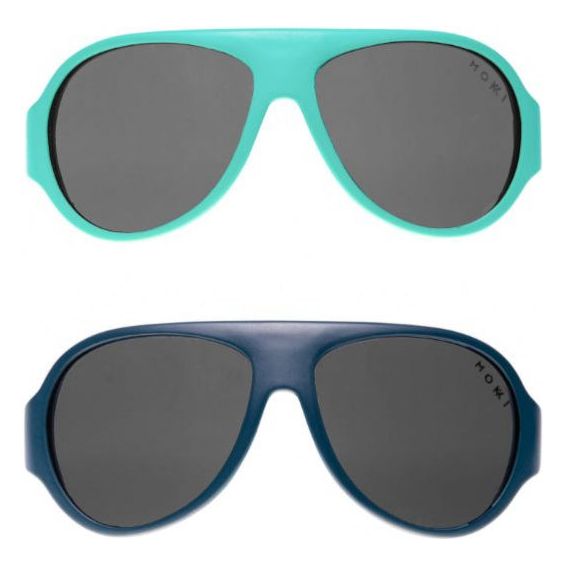 Afbeelding laden in galerijviewer, Mokki Click Change kinderzonnebril 2-5 jaar blauw 2 stuks