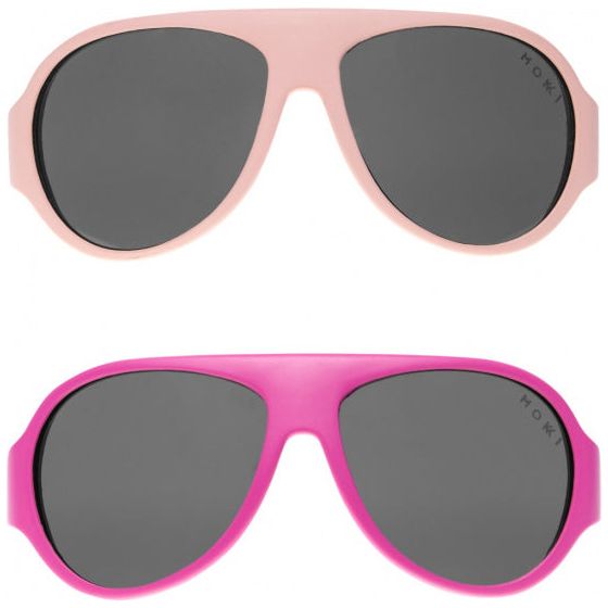Afbeelding laden in galerijviewer, Mokki Click Change kinderzonnebril 2-5 jaar roze 2 stuks