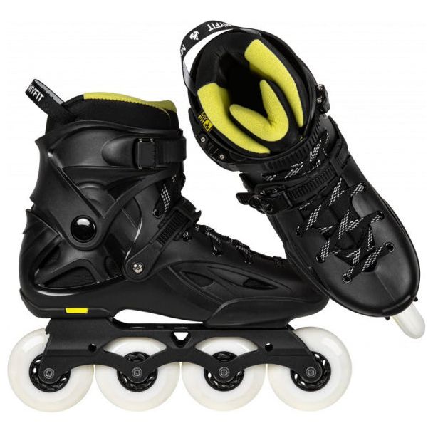 Afbeelding laden in galerijviewer, Powerslide Inline skates Imperial One 88A hardboot zwart mt 43 44