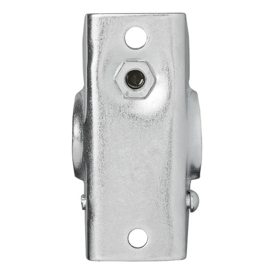 Afbeelding laden in galerijviewer, Proplus Klem voor neuswiel 48 mm staal 130 x 50 mm zilver