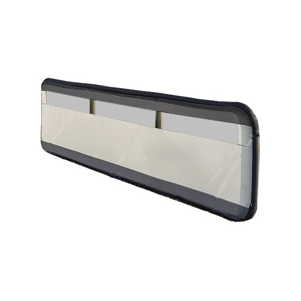 Afbeelding laden in galerijviewer, Proplus Windscherm opblaasbaar 480 x 140 cm lichtgrijs zwart