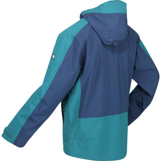 Afbeelding laden in galerijviewer, Regatta Highton II outdoorjack heren marineblauw turquoise maat XXL