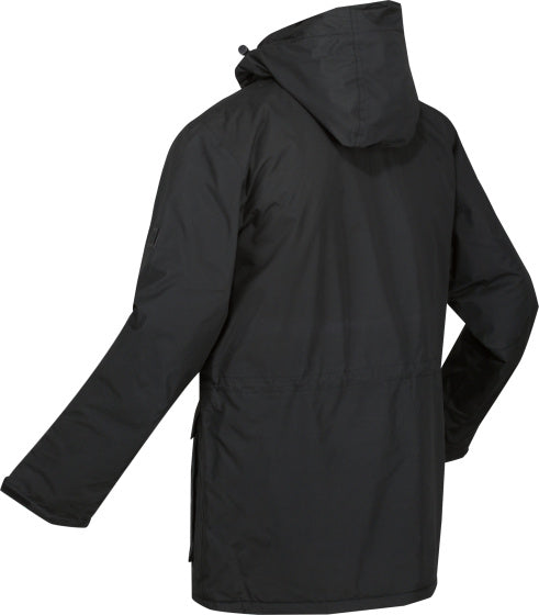 Afbeelding laden in galerijviewer, Regatta Palben Parkajack Waterproof Heren Zwart Maat S