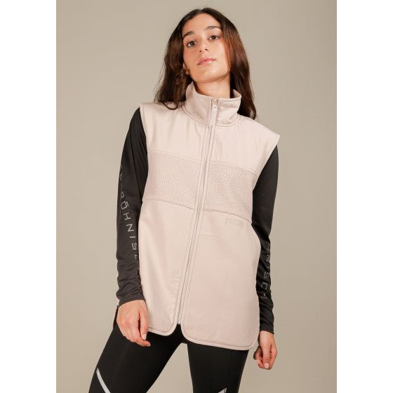 Afbeelding laden in galerijviewer, Röhnisch Bodywarmer Corrine Pile dames polyester zachtroze mt XS