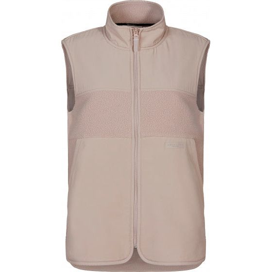 Afbeelding laden in galerijviewer, Röhnisch Bodywarmer Corrine Pile dames polyester zachtroze mt XS