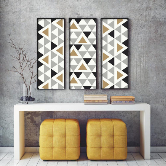 Afbeelding laden in galerijviewer, Roommates Behang Peel and Stick Geo.-T 503 cm vinyl grijs