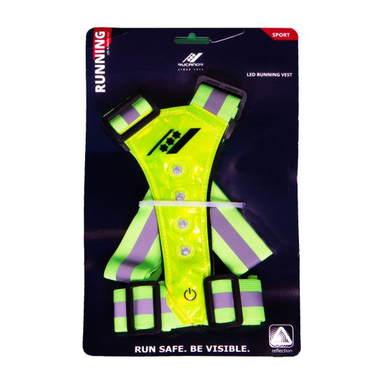 Afbeelding laden in galerijviewer, Rucanor LED Running vest unisex neongeel onesize