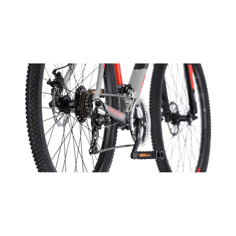 Afbeelding laden in galerijviewer, Rucanor Lux 27.5 Inch 46 cm Heren 21V Mechanische schijfrem Zilver Rood