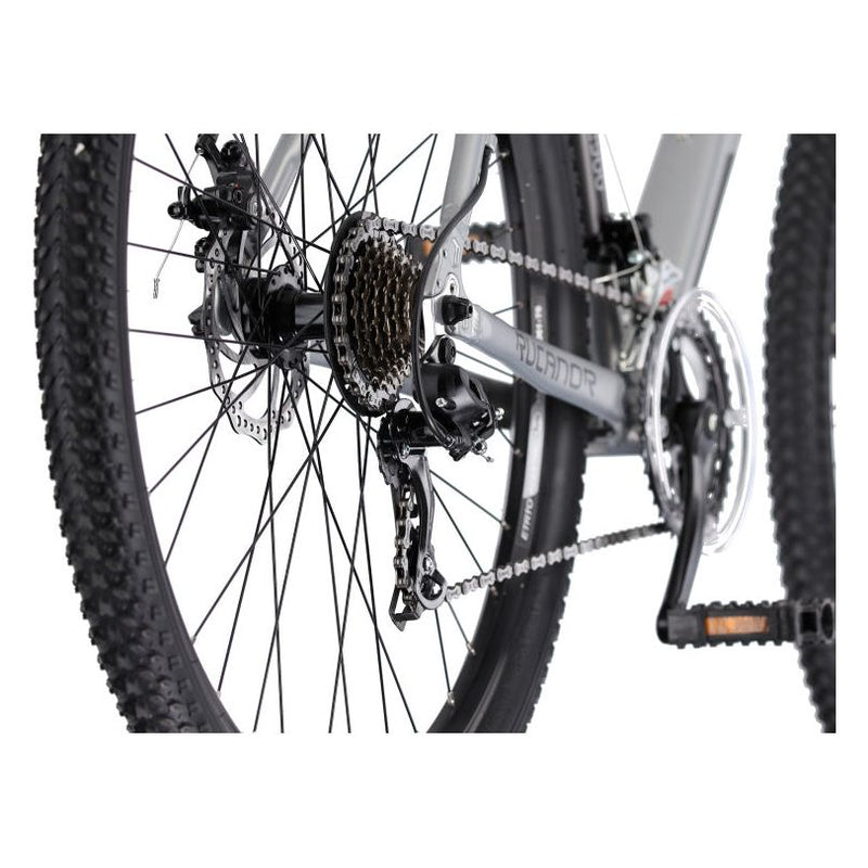 Afbeelding laden in galerijviewer, Rucanor Lux 29 Inch 48 cm Heren 21V Mechanische schijfrem Zilver Zwart