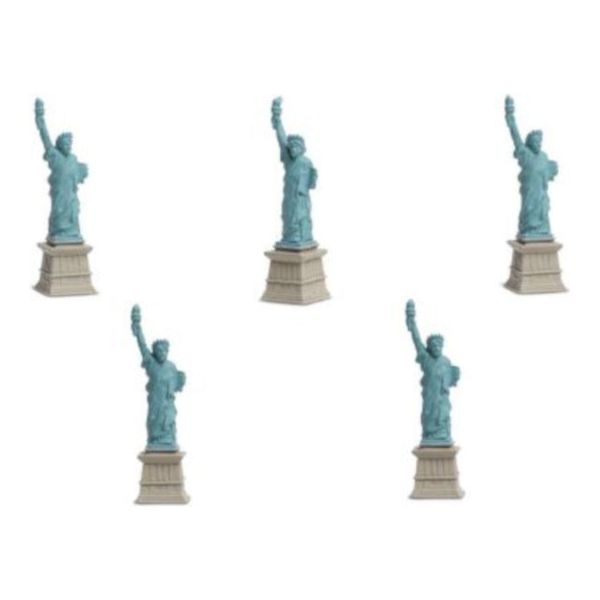 Afbeelding laden in galerijviewer, Safari Vrijheidsbeeld speelset 2,5 cm PVC blauw grijs 192 stuks