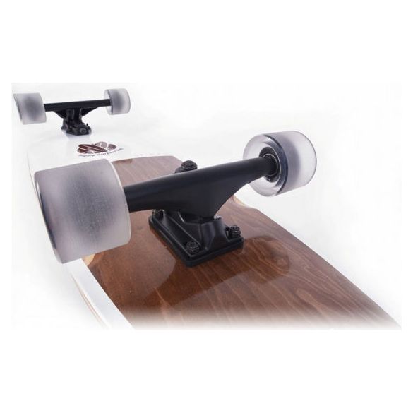 Afbeelding laden in galerijviewer, Tempish Longboard Surfy 82,5 x 23,5 cm wit bruin