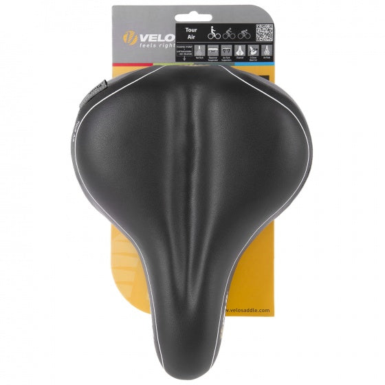Afbeelding laden in galerijviewer, Velo Zadel Tour Air Zwart