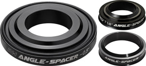Reverse components -0.5 degree angle spacer