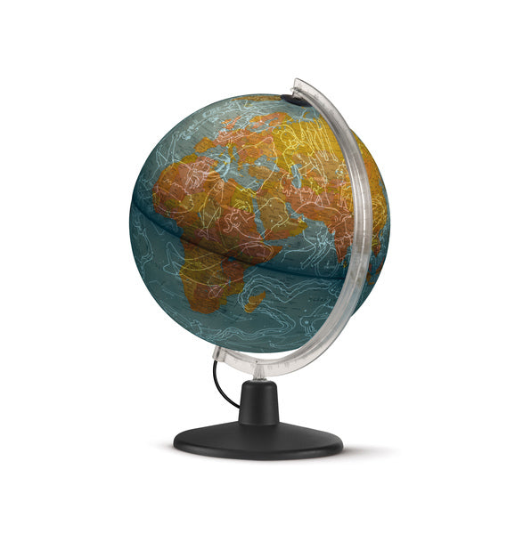 Afbeelding laden in galerijviewer, Atmosphere globe - dag nacht geographical globe - 30cm - nederlandstalig - wereldbol
