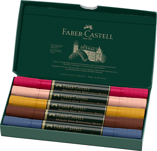 Afbeelding laden in galerijviewer, Faber castell fc-160307 wk25aquarel marker fc albrechtdürer 5 stuks portrait
