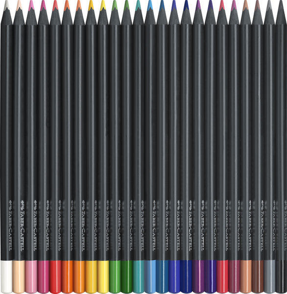 Afbeelding laden in galerijviewer, Faber-castell kleurpotloden - black edition - 24 stuks - fc-116424
