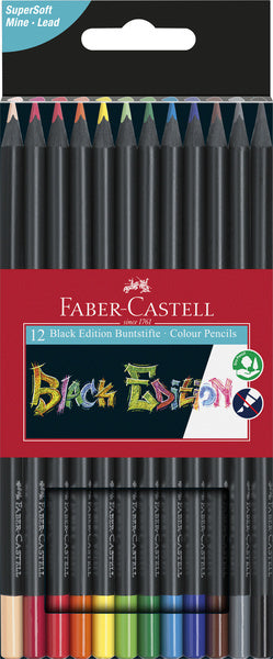 Faber-castell kleurpotlood black edition kleurenassortiment