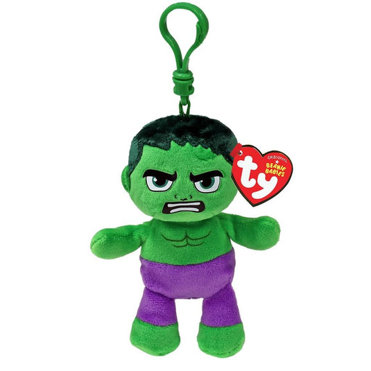 Ty beanie babies clip marvel knuffel hulk 12 cm