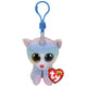 Ty beanie boo #039;s clip knuffel kat heather