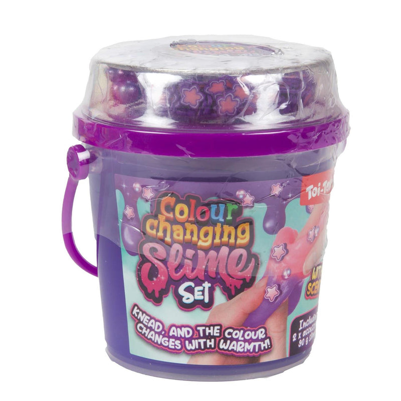Afbeelding laden in galerijviewer, Toi-toys slime slijmset s met geur -color change- +acc 4ass

