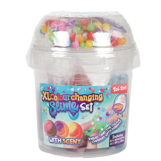Toi-toys slime slijmset xl met geur -color change- +acc 3ass