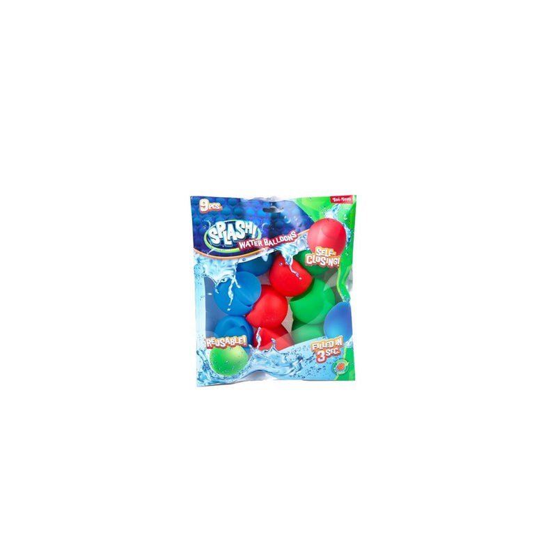 Afbeelding laden in galerijviewer, Toi-toys splash herbruikbare waterballon zelfsluitend 9 stuks
