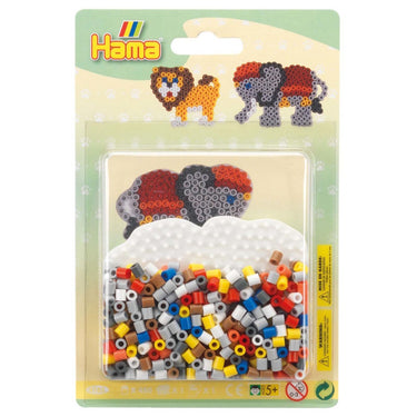 Hama - strijkkralen set - thema wilde dieren