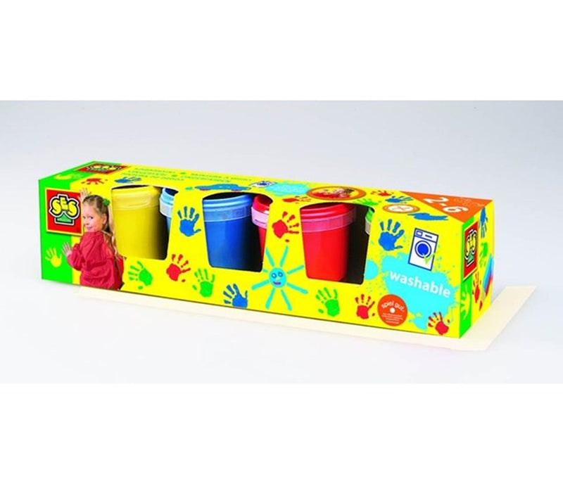 Afbeelding laden in galerijviewer, Ses vingerverf 4 kleuren a 150ml

