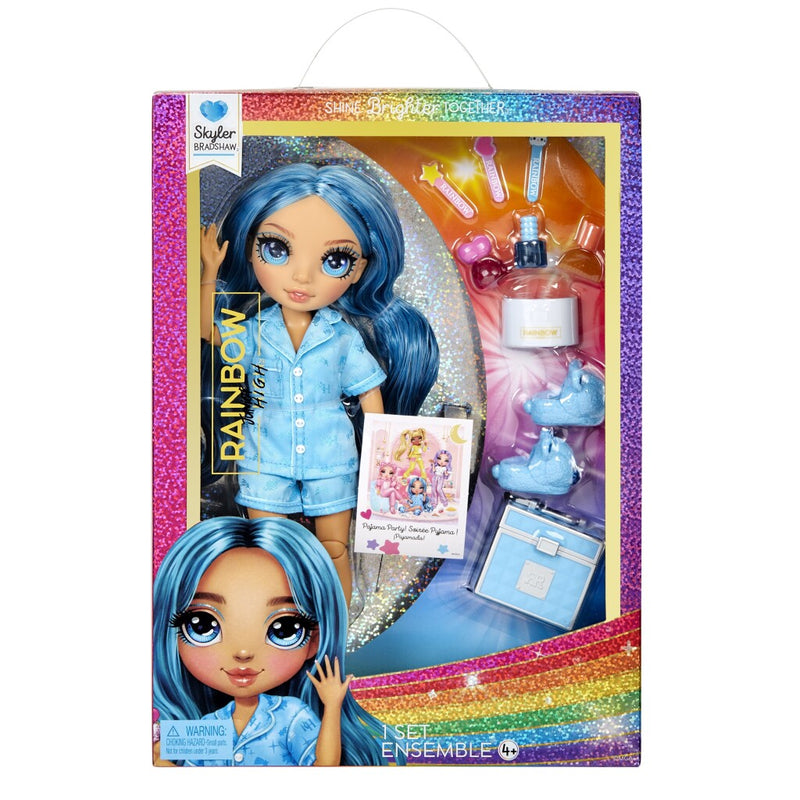Afbeelding laden in galerijviewer, Rainbow high junior high pj party fashion skyler
