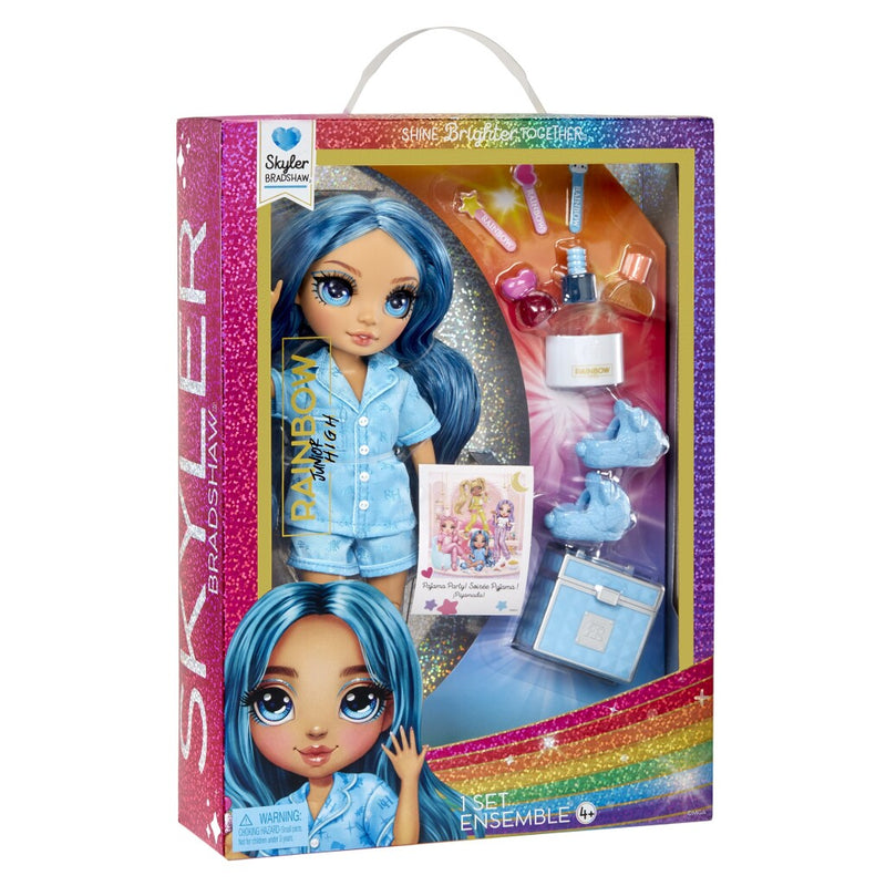 Afbeelding laden in galerijviewer, Rainbow high junior high pj party fashion skyler
