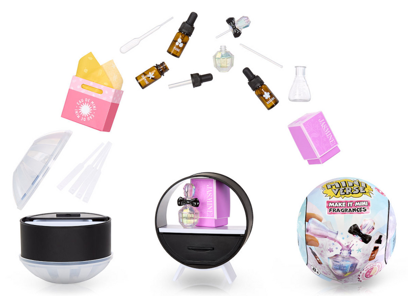 Afbeelding laden in galerijviewer, Mga entertainment miniverse make it mini fragrances - knutselset - mini parfum maken - verschillende geuren
