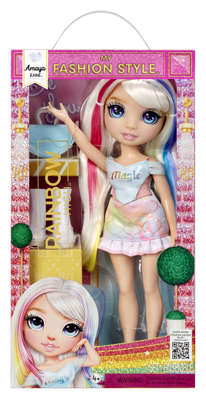 Afbeelding laden in galerijviewer, Rainbow high my fashion style-modepoppen - amaya
