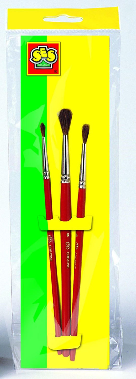 Ses penselenset 3-delig set