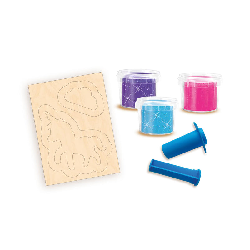Afbeelding laden in galerijviewer, Ses klei - unicorns neon glitter- speelset van boetseerklei
