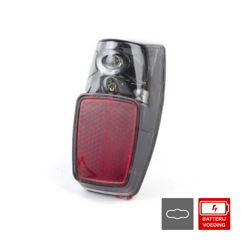 Afbeelding laden in galerijviewer, Ikzilight achterlicht reflector 1xled rood op kaart
