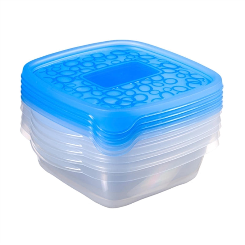 Afbeelding laden in galerijviewer, Curver take away vershoudbakjes 600ml set a 5 stuks 18x16x8cm

