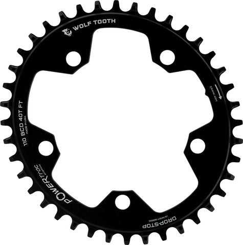 Afbeelding laden in galerijviewer, Wolf tooth components elliptical 110 bcd gravel cx road chainring
