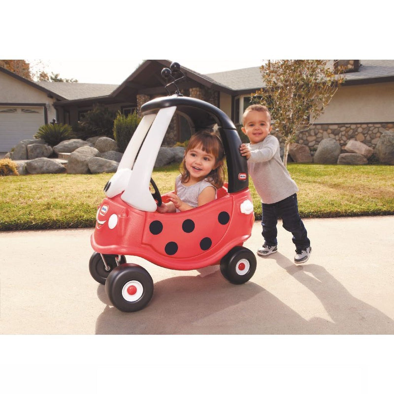 Afbeelding laden in galerijviewer, Little tikes loopauto cozy coupe lieveheersbeestje 38x49.5x24 cm
