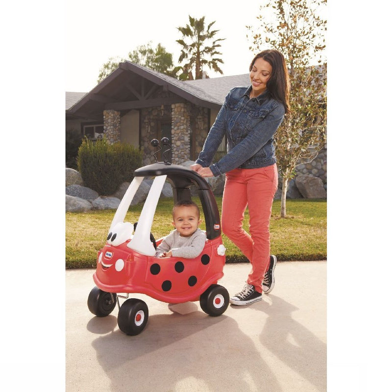 Afbeelding laden in galerijviewer, Little tikes loopauto cozy coupe lieveheersbeestje 38x49.5x24 cm
