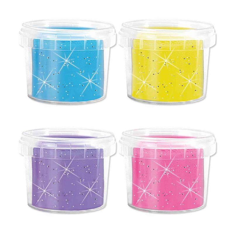 Afbeelding laden in galerijviewer, Ses feel good klei - sparkle (4x90gr)
