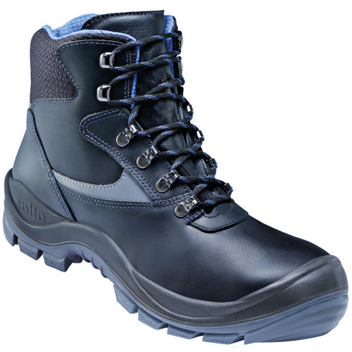 Atlas werkschoen ergo-med 500 blueline hoog s3 + kn | zwart w14 | maat 43 - 00.012.148.43